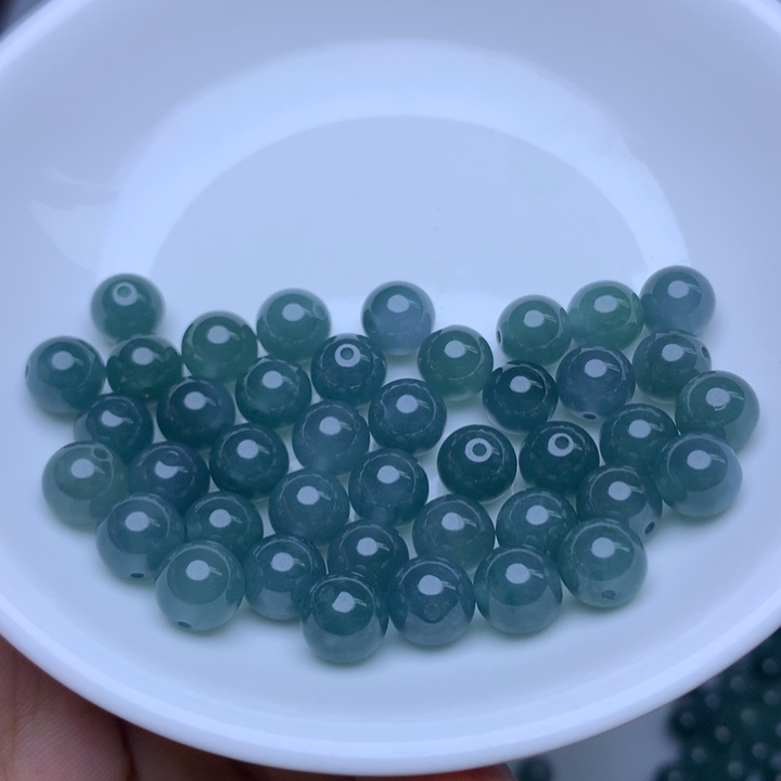 散珠翡翠卡8冰透蓝水10个