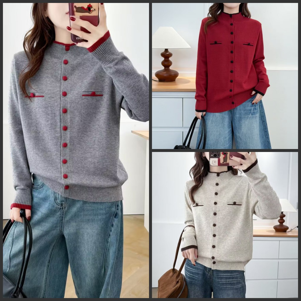 110-190斤微胖大码女装拼色洋气百搭半高领秋冬长袖毛衣保暖打底