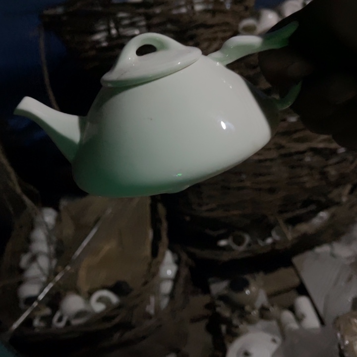 石瓢骨瓷手吧壶200