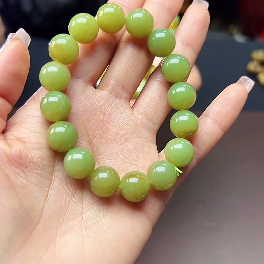 和田玉未镶嵌手链卡12