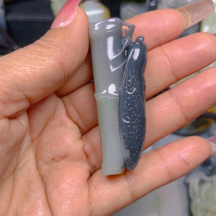 和田玉挂件未镶嵌宣*