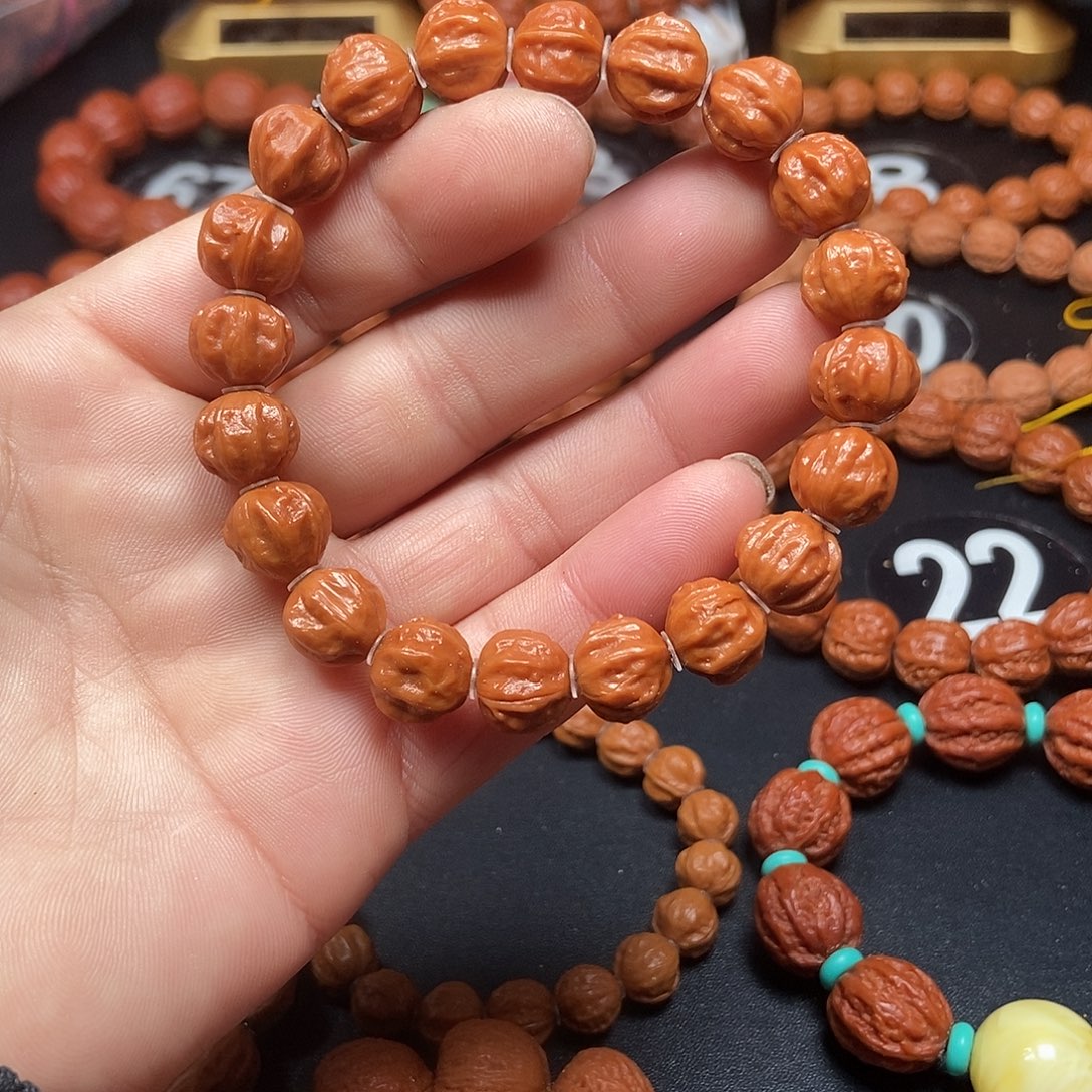 文玩核桃手串八棱13