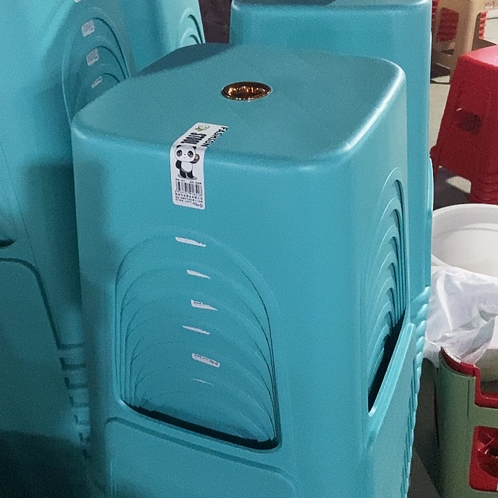 PP1851加厚餐桌高凳10个装蓝色