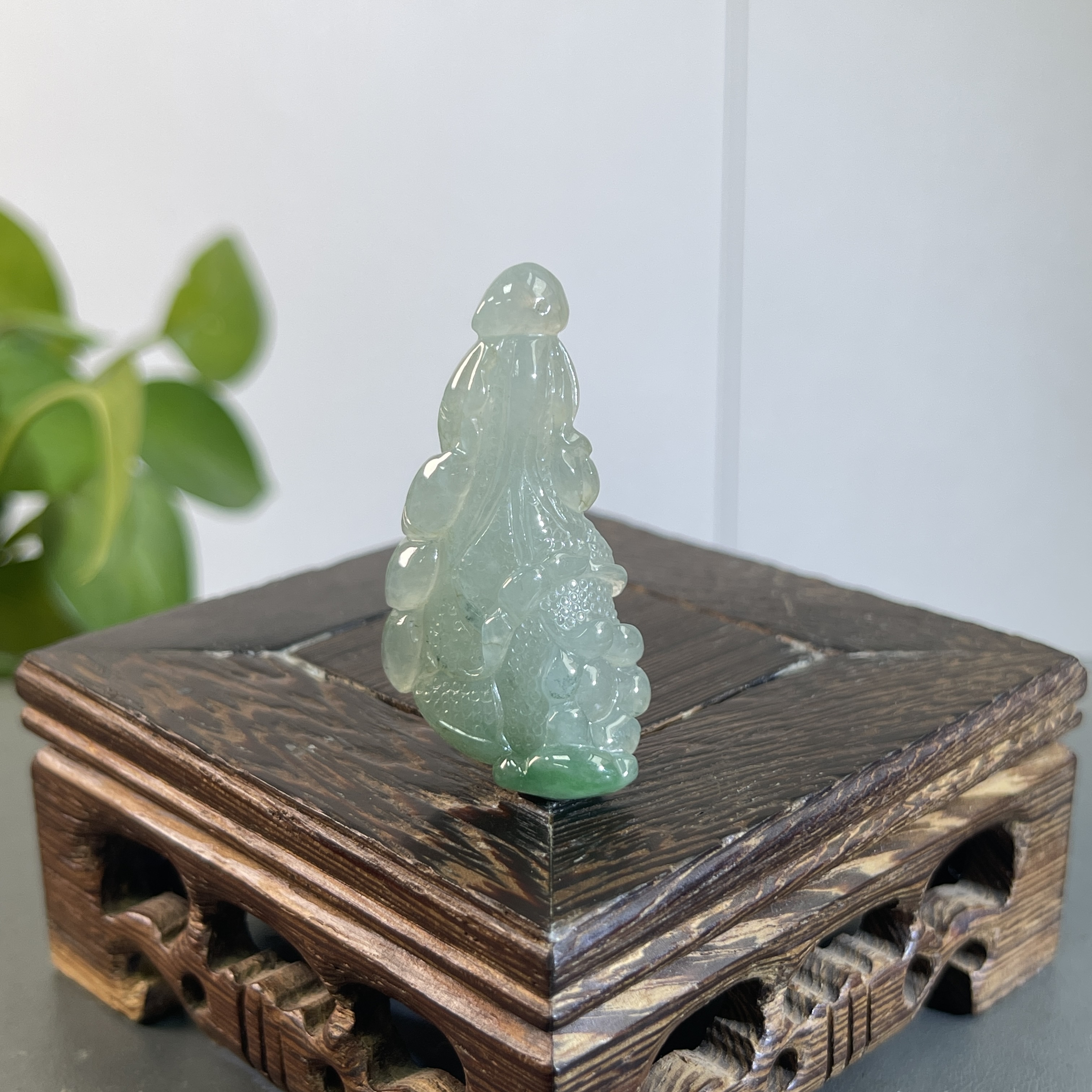 JXA04-61 天然缅甸A货翡翠 百财聚来