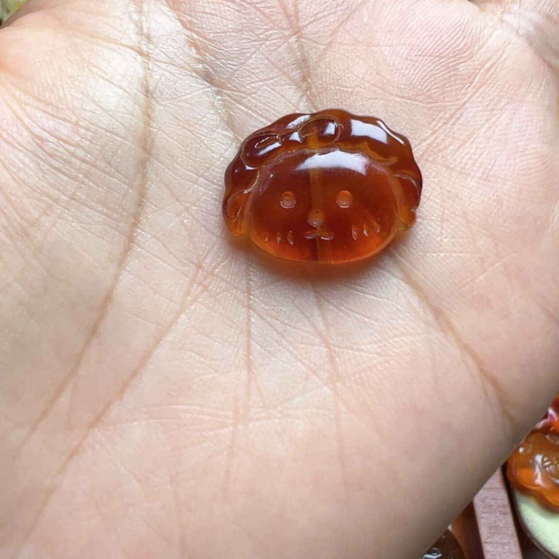 琥珀吊坠(不含链)未镶嵌