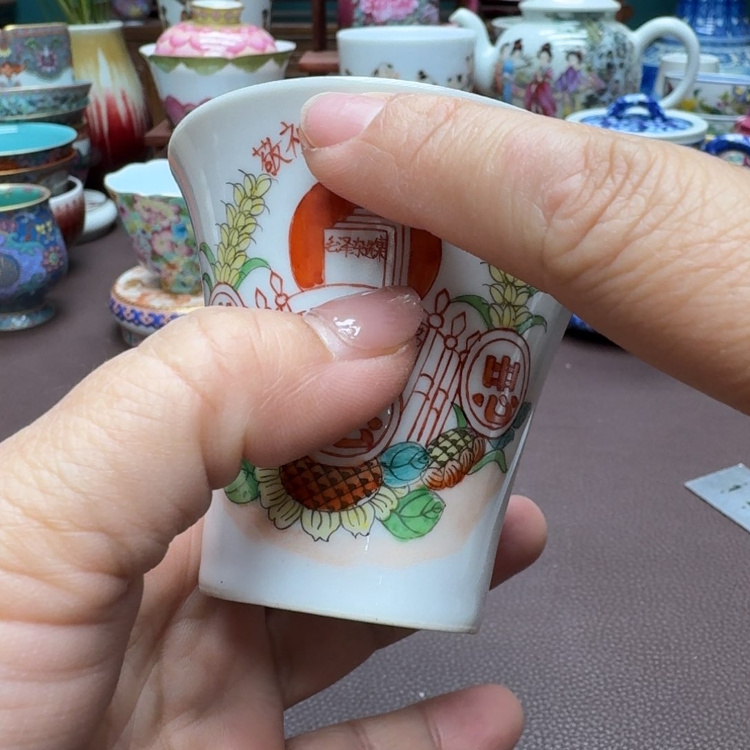 瓷片景德镇仿古手工制作精品展示