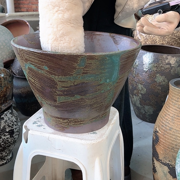 正品口37高26花盆……