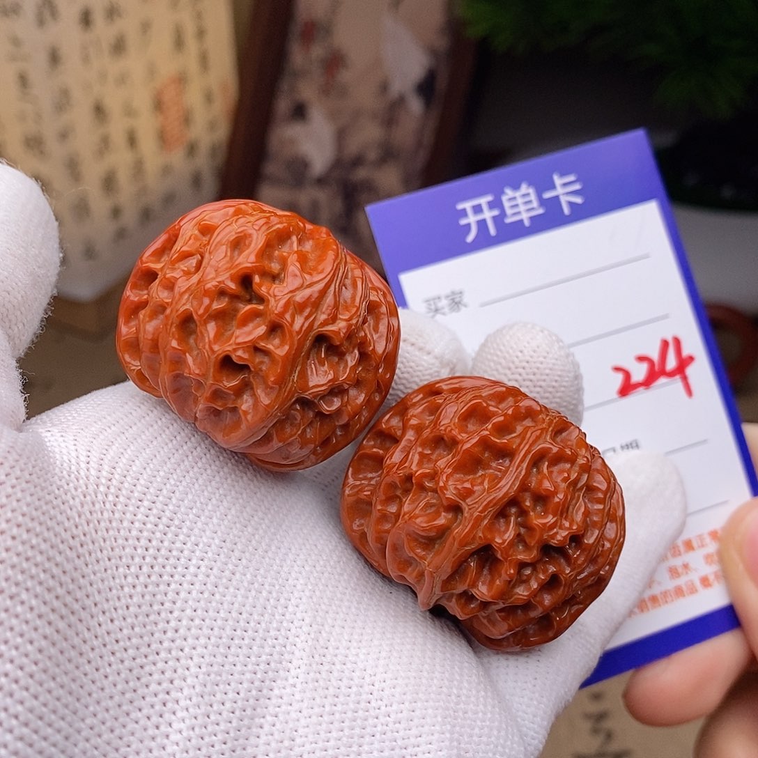 文玩核桃把件39苹果园224