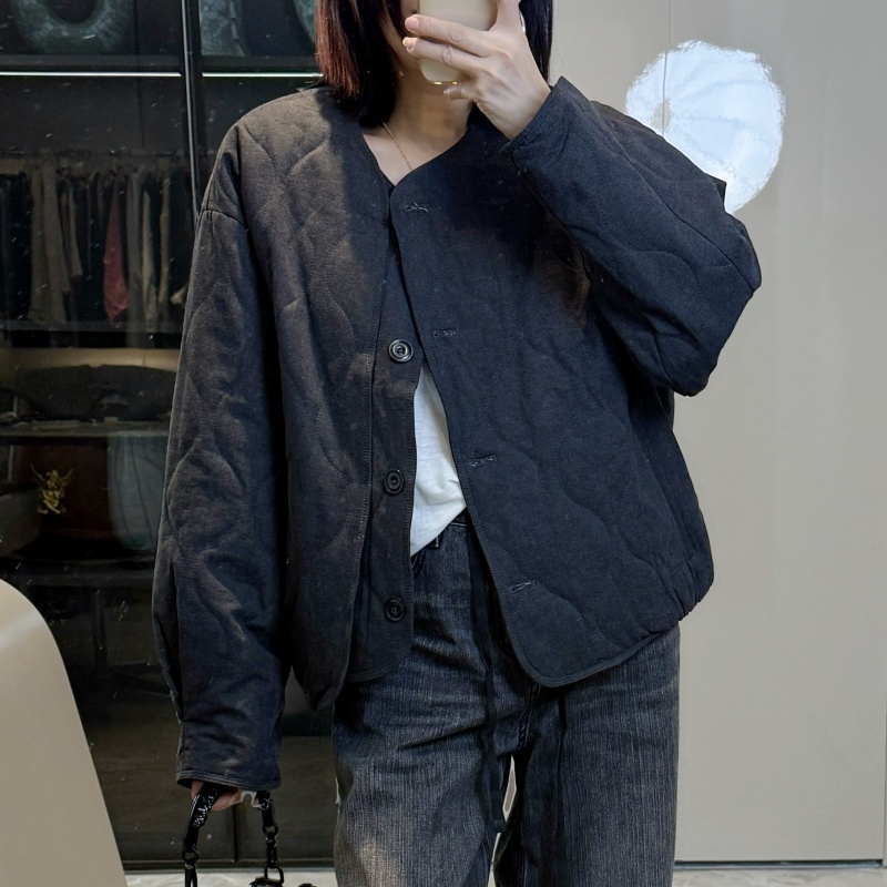 菱格轻便秋冬设计师款棉服H2EDM9393S