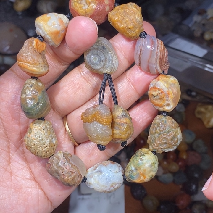 玛瑙/玉髓珠宝半成品未镶嵌