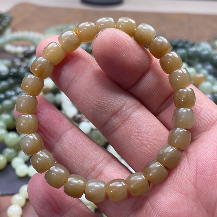 和田玉手链未镶嵌