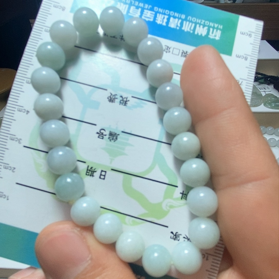 翡翠手链未镶嵌手串