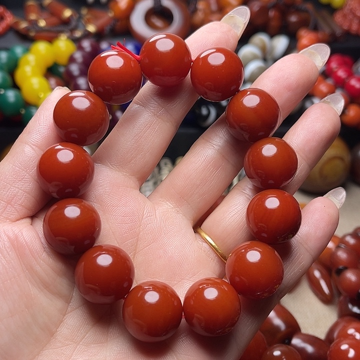 玛瑙/玉髓手链未镶嵌人**戏