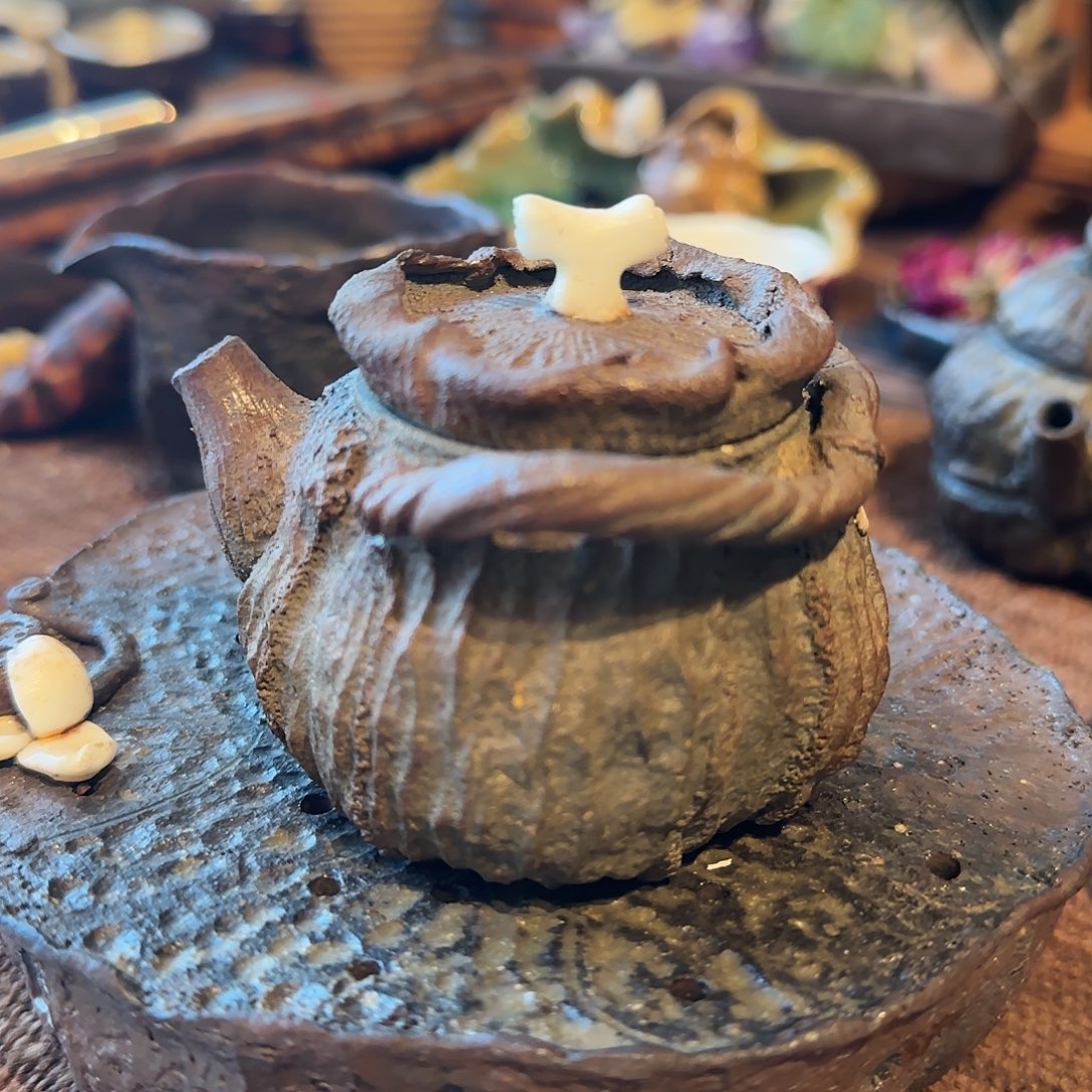 紫砂茶案如*宝瓶柴烧