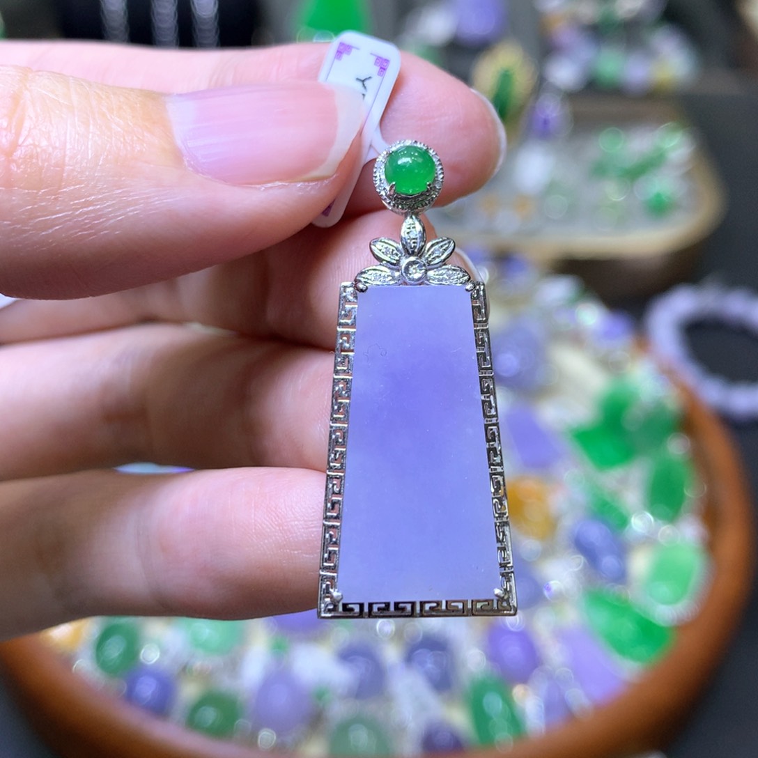 【闪购商品】翡翠颈饰未镶嵌翡翠吊坠项链