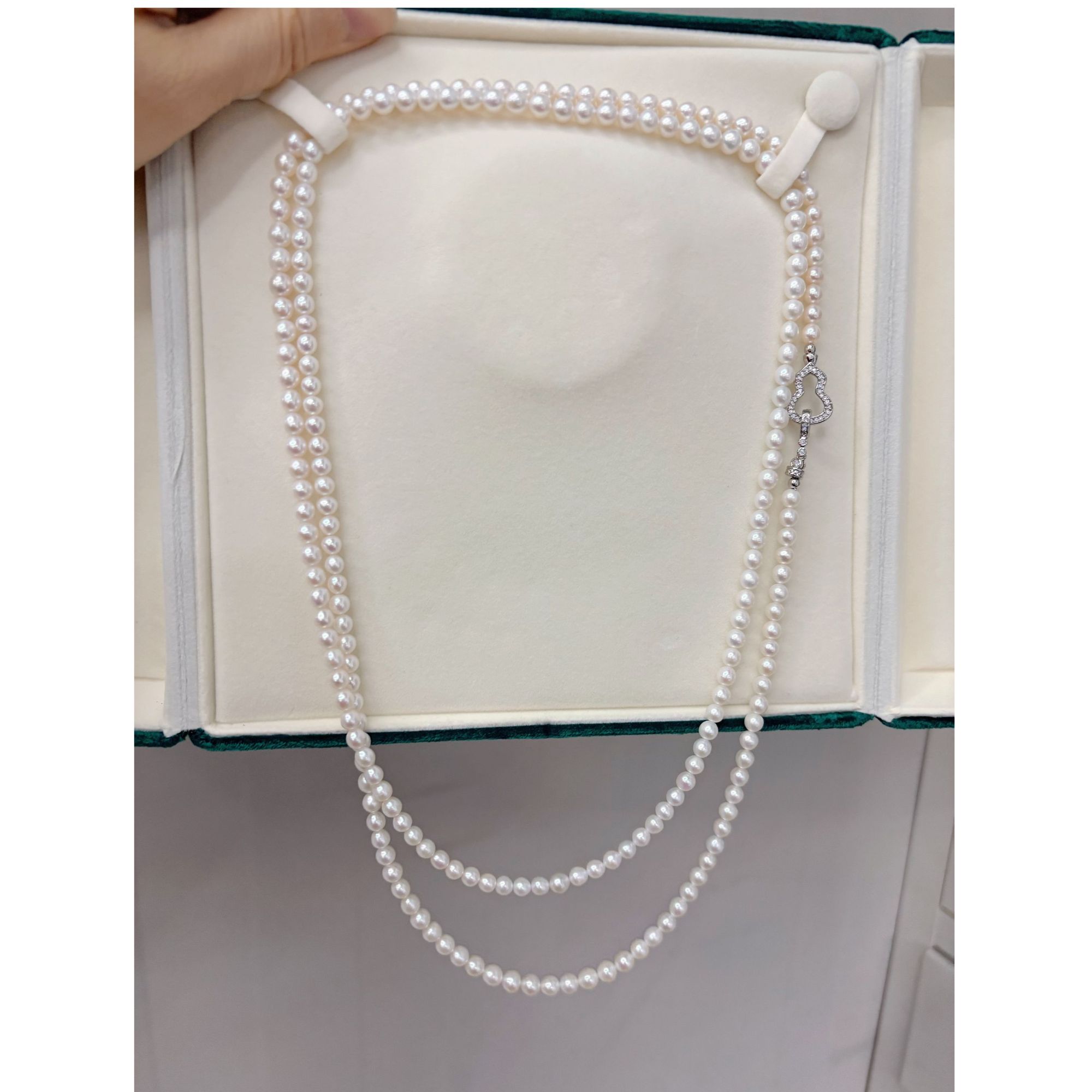 【福禄毛衣链】天然珍珠120cm毛衣链小香风气质百搭长款经典长链