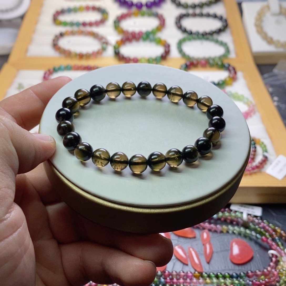 碧玺碧玺手链未镶嵌