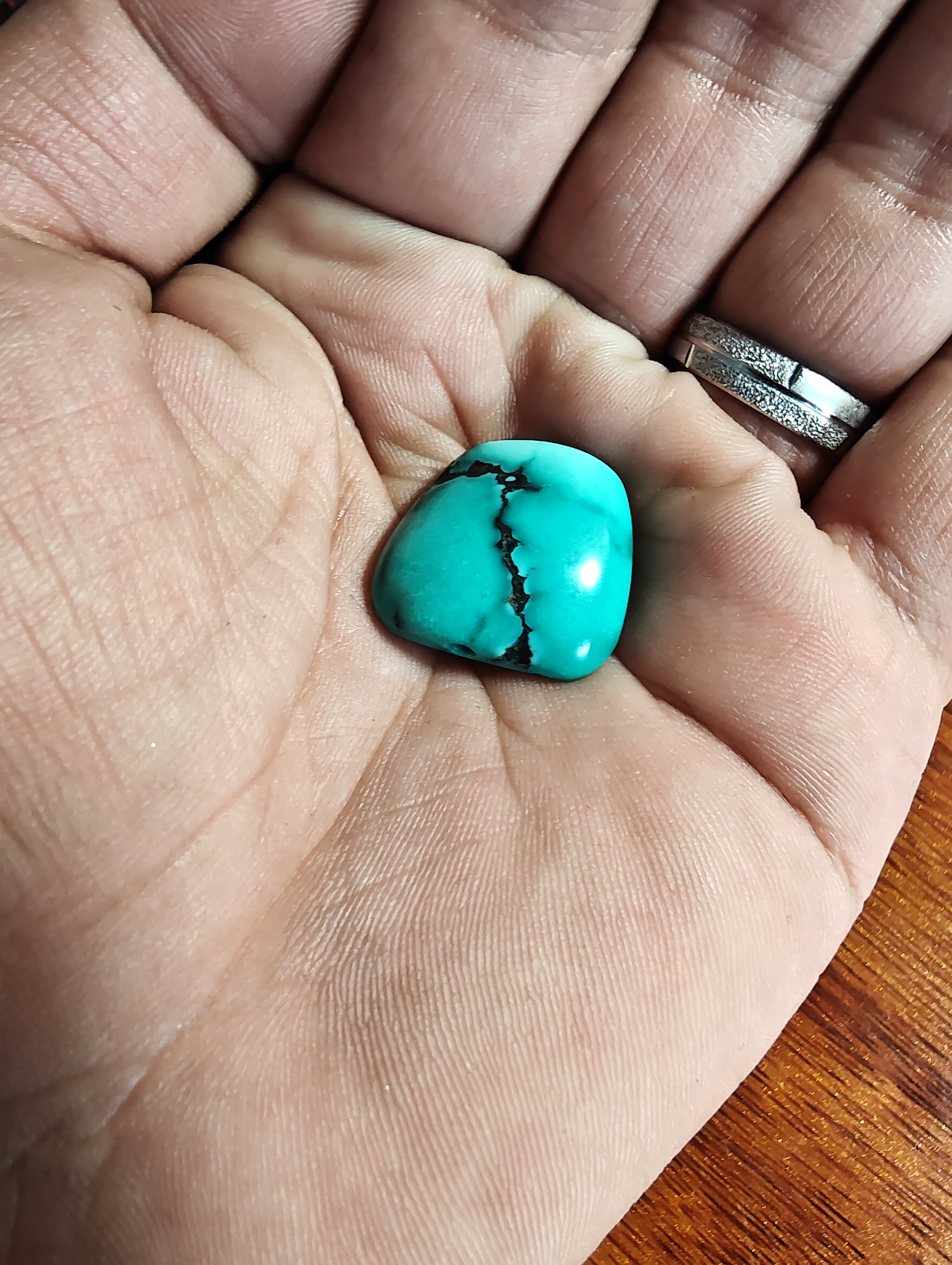 非金属陶瓷吊坠 精美的老藏松吊坠
