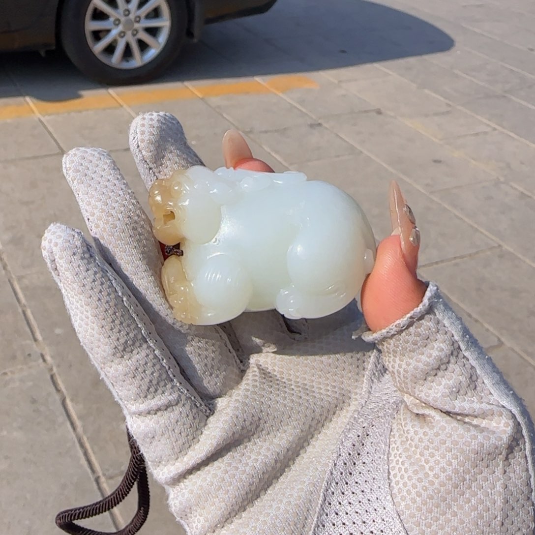 和田玉未镶嵌颈饰106