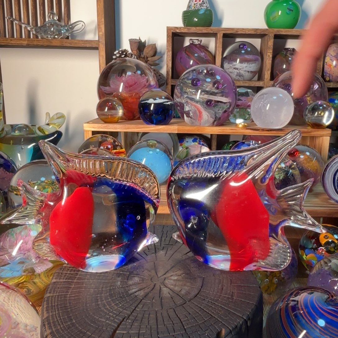 琉璃手工艺品瑕疵处理2个