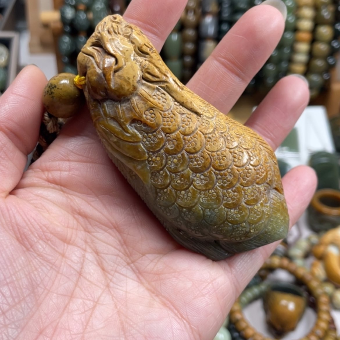 【闪购商品】岫岩河磨玉（透闪石质玉）手把件未镶嵌