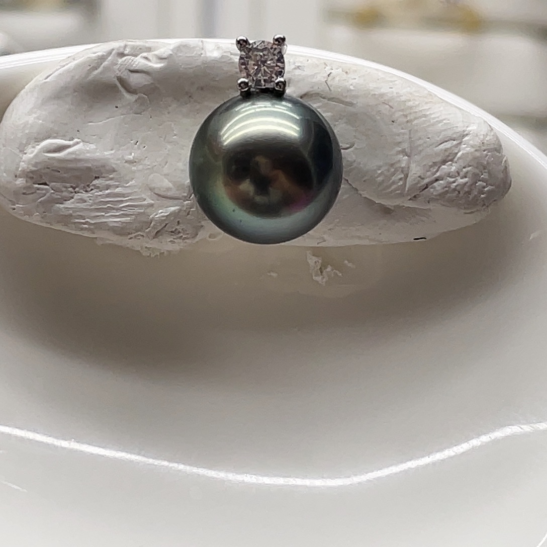 颈饰海水珍珠银S925镶嵌