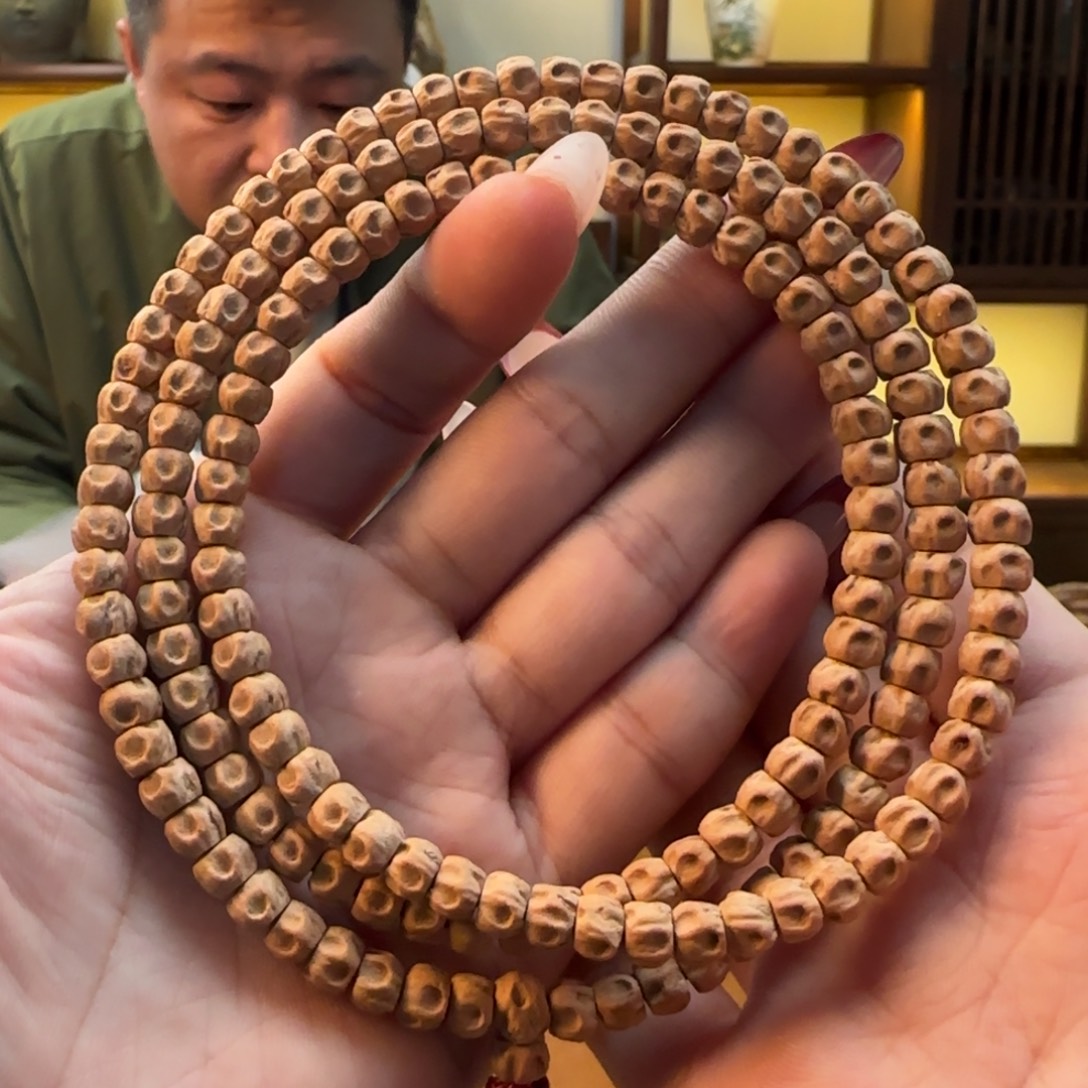 柏香籽/百香籽手串溶洞5➕