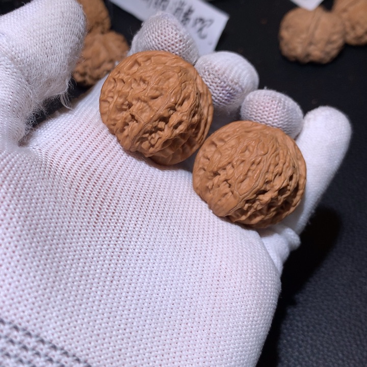 文玩核桃把件磨盘34