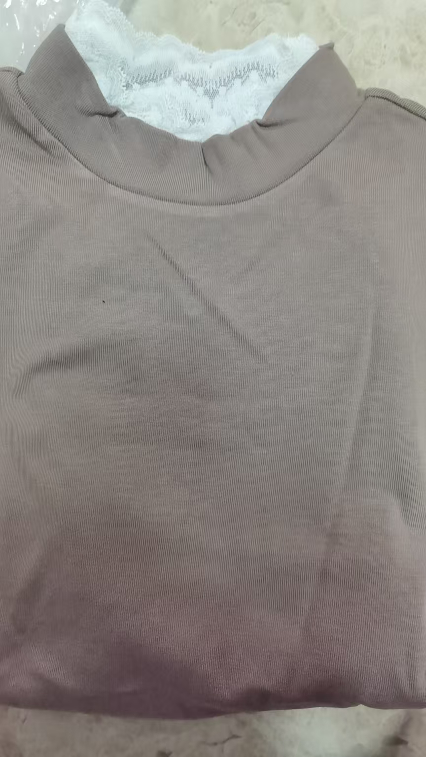 665号女花边领T恤