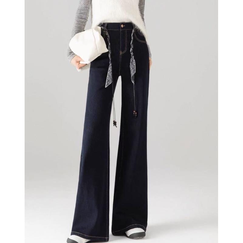 1123（图片以直播间实物为准)微喇宽松阔腿裤子设计感直筒喇叭裤