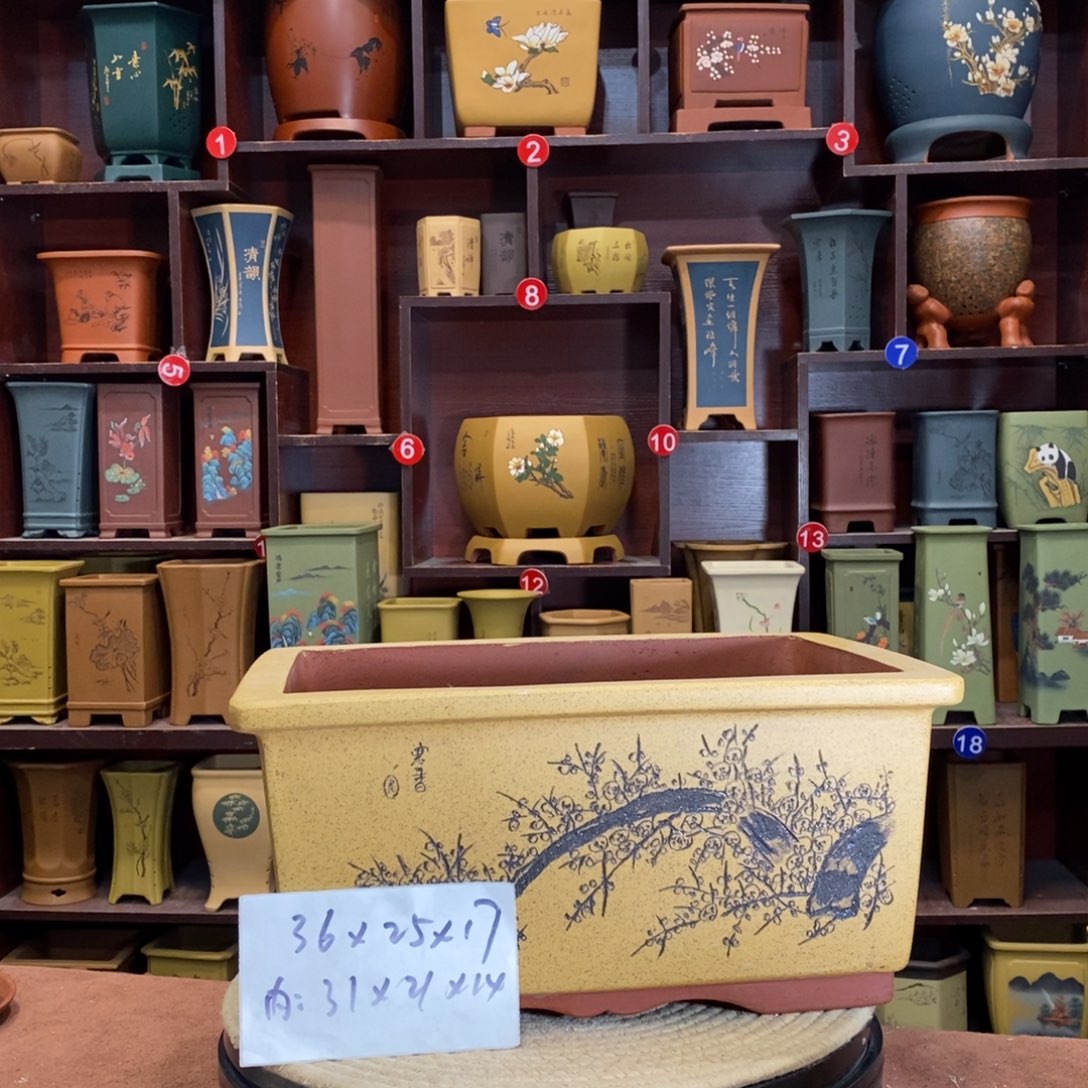 紫砂花盆紫砂艺术