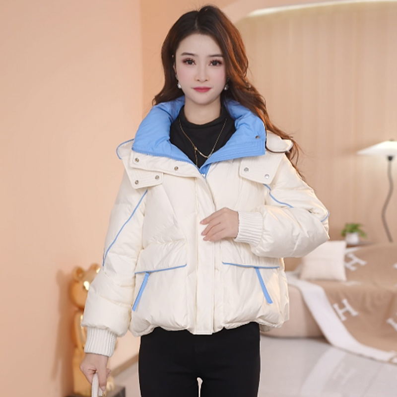 【羽绒服】冬季白鸭绒羽绒服百搭新款时尚气质休闲保暖外套女冬