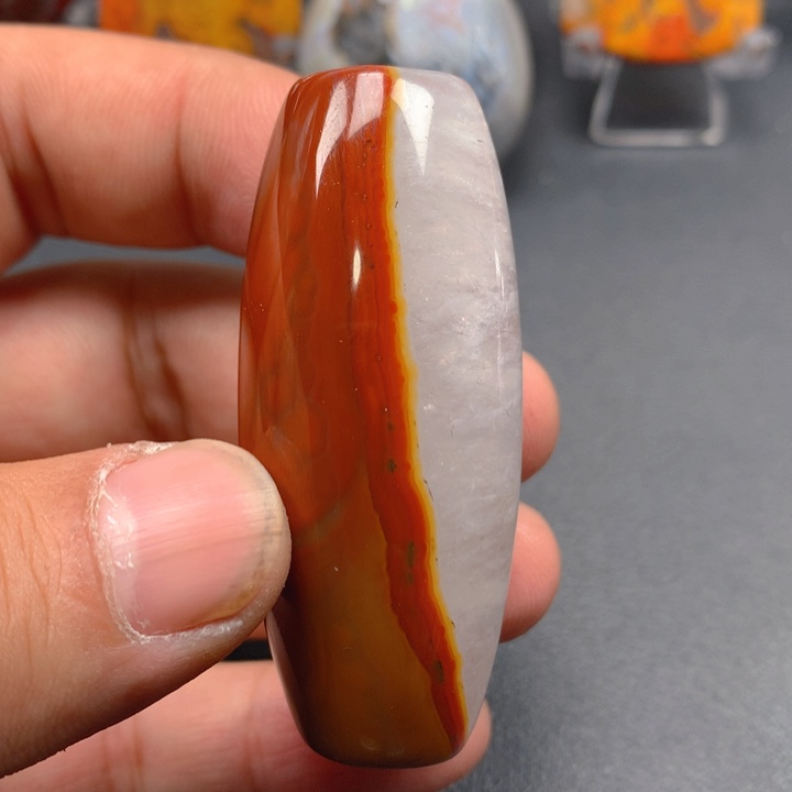 玛瑙/玉髓颈饰未镶嵌清*