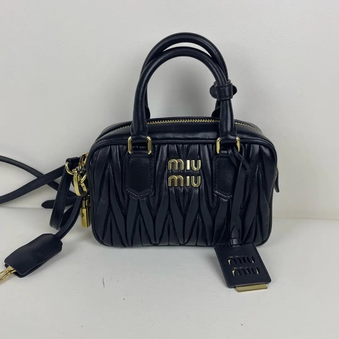 95新 MIU MIU/缪缪 缪缪arcadie单肩斜挎包  90710