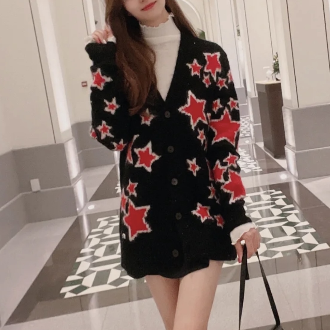全新未使用 MIU MIU/缪缪 积分-288/汤/P205227064/开衫 36码