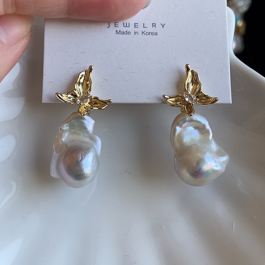 淡水珍珠颈饰合金特价耳饰4509