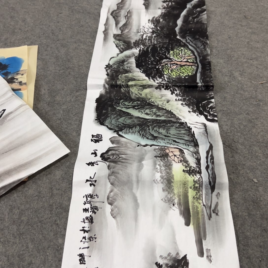 国画国画作品画心一张