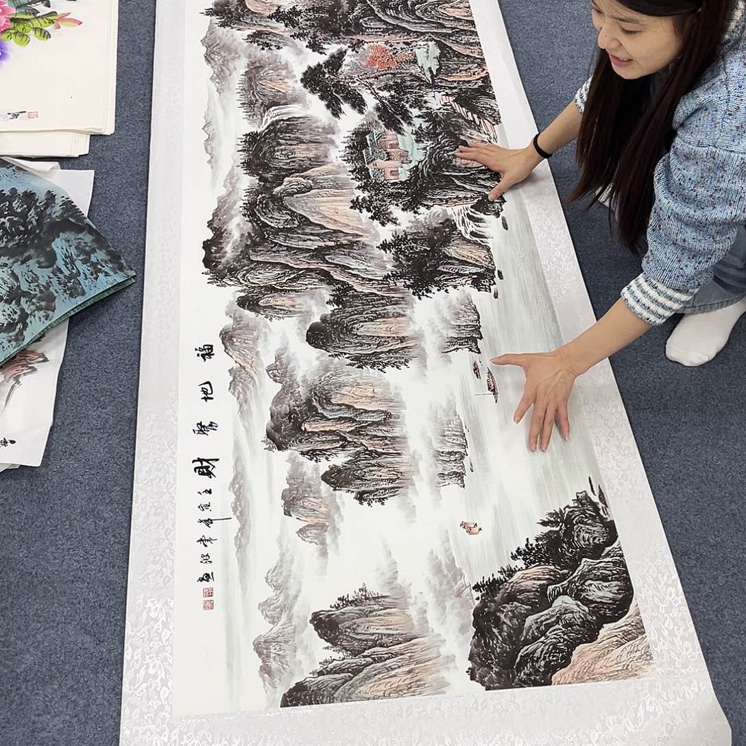 国画作品全场放漏