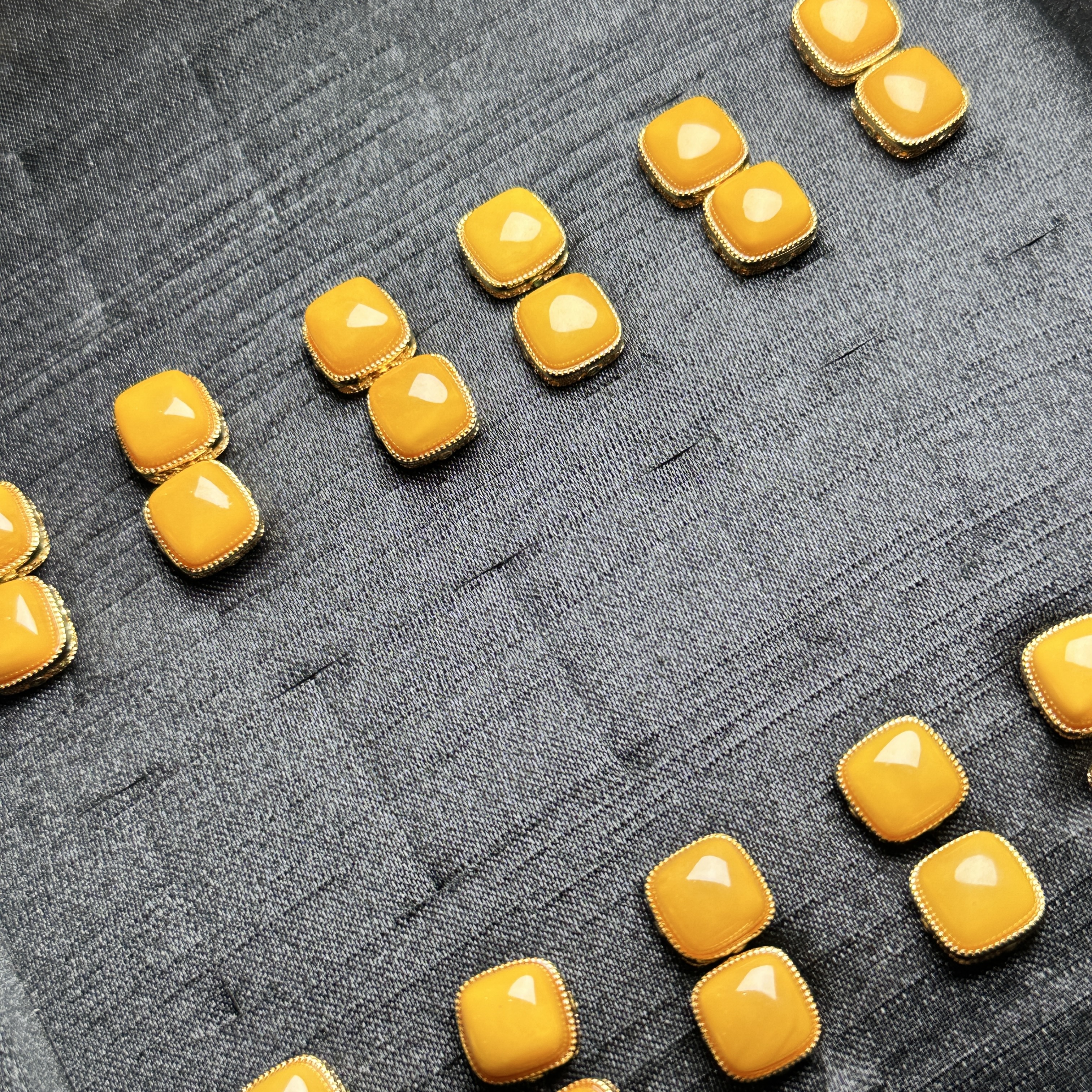 蜜蜡耳环多样性发其一对@k