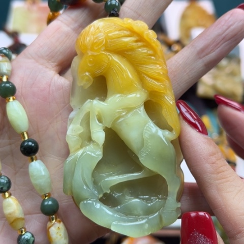 岫玉挂件未镶嵌挂件