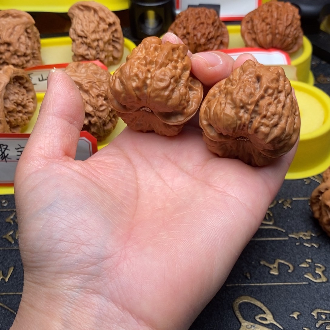 好***人吊坠文玩核桃三角蛙