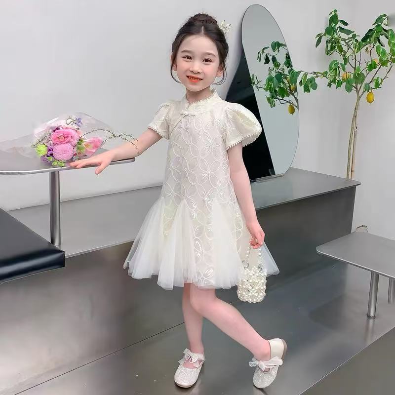 【74】-女童学院风套装夏季2025新款儿童服装卡通两件套430