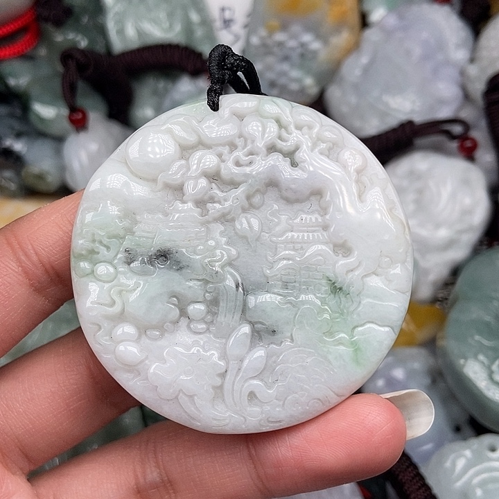 颈饰未镶嵌翡翠翡翠