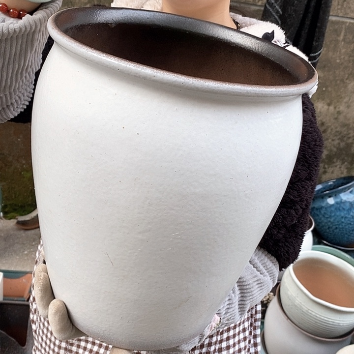 紫砂花盆正品口25高30