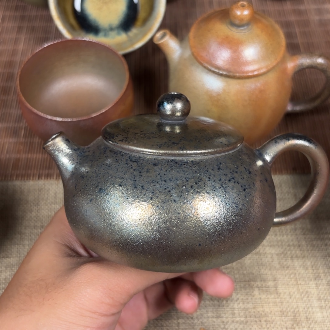 杯建水紫陶三木柴烧