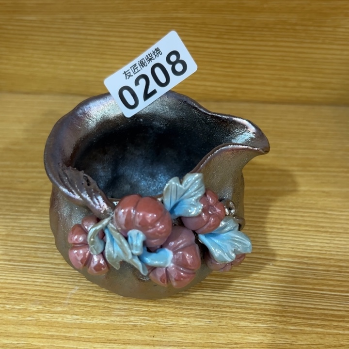 柴烧茶器，纯手工制作