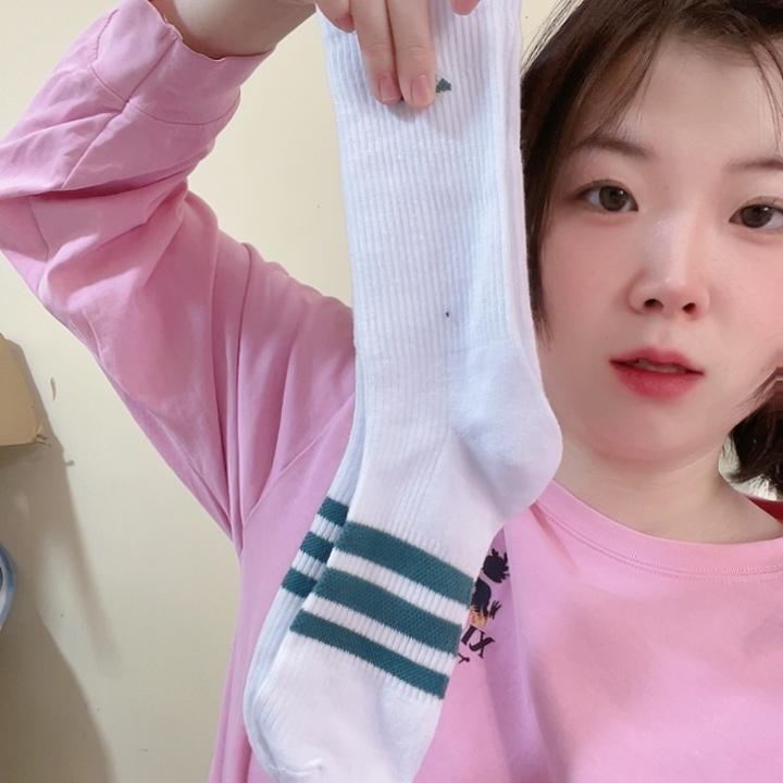 三醋酯纤维小草绿色袜子153