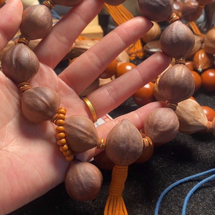 小***爷手串/手链橄榄核紫气东来