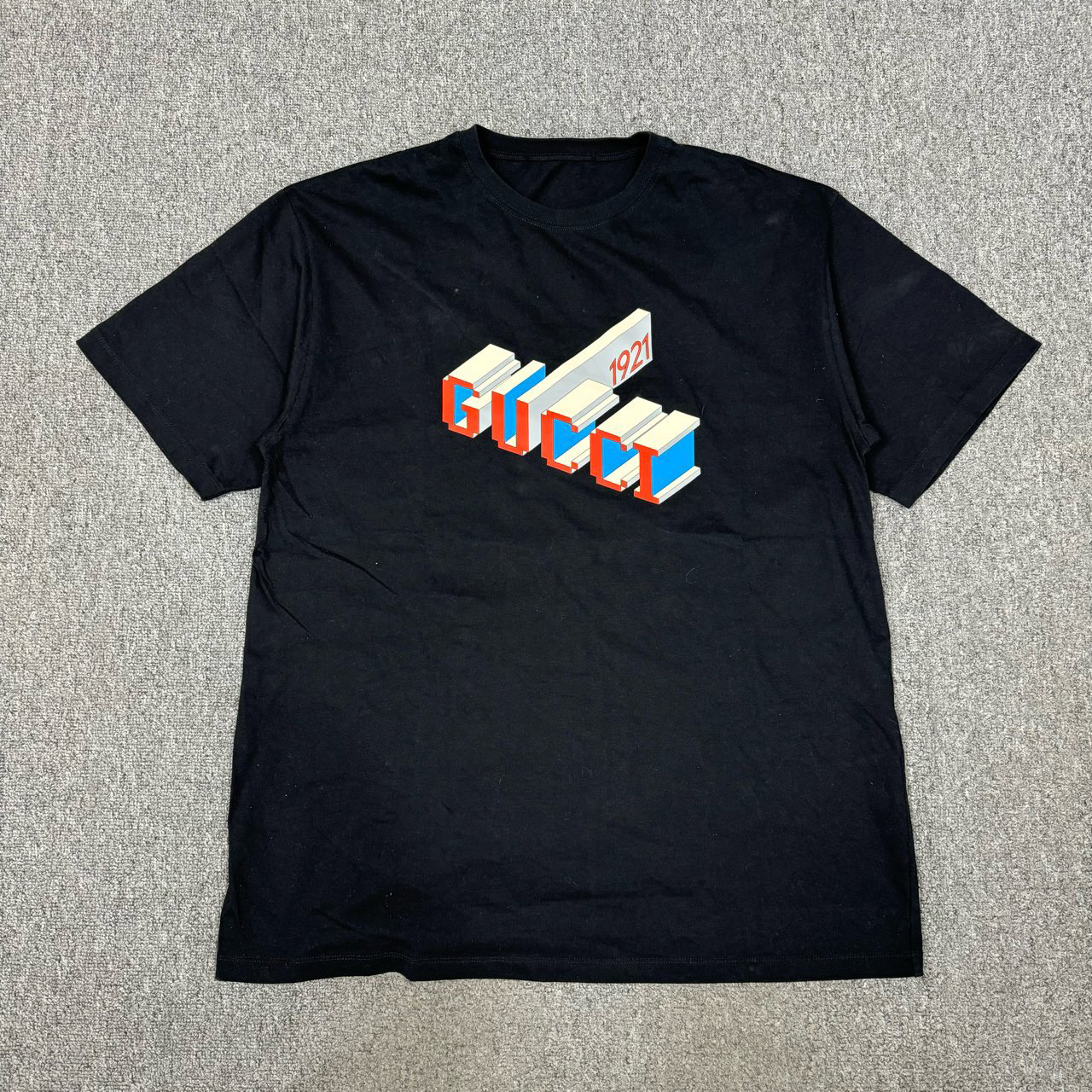 11888628 Gucci古驰 新款1921黑色短袖 XL码99新