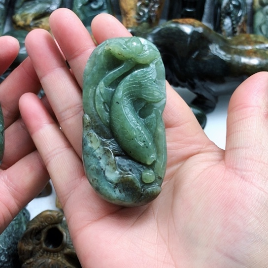 和田玉把件未镶嵌